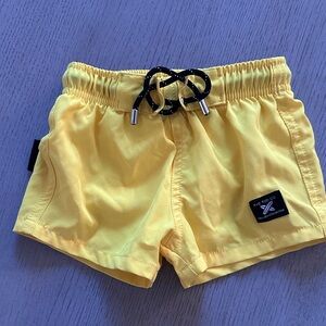 Sunny Yellow Kids Shorts with Drawstring